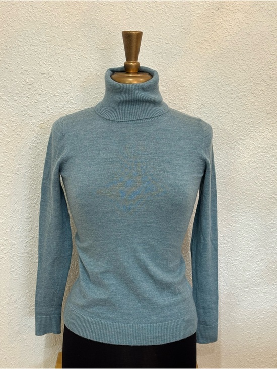 Pendleton Sweaters - Pendleton Women's Blue Turtleneck Sweater